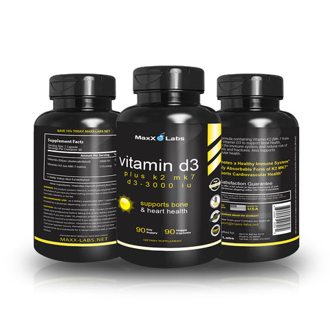 Vitamin D3 with Vitamin K2 MK-7