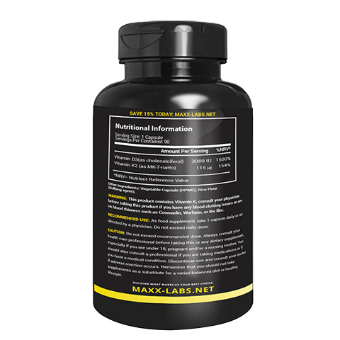 Vitamin D3 with Vitamin K2 MK-7